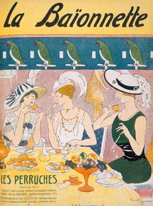Kansikuva La Baionnette -lehdestä, 1914-18 tekijältä French School