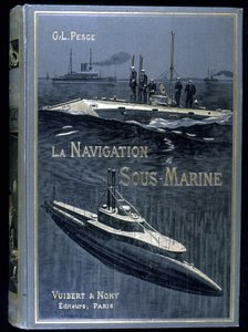 Pescen "" La navigation sous-marine" -kirjan kansi, toim. Vuibert tekijältä French School