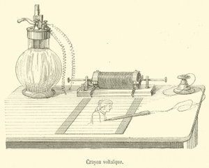 Crayon voltaique (kaiverrus) tekijältä French School