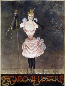 Dancer - "" Figaro Illustrated" -kansi, n.d. tekijältä French School