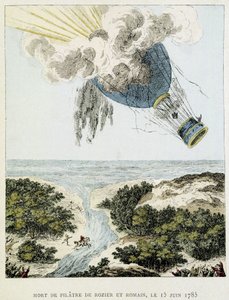 Pilâtre de Rozier et Romainin kuolema tekijältä French School