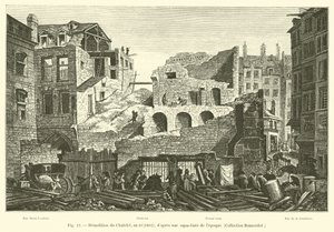 Chateletin purku, vuosi 10, 1802; Lepoquen akvatintan jälkeen, Bonnardot Collection tekijältä French School