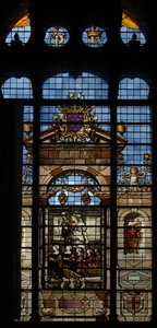 Kuvaa pohjoisen ikkunan kappelissa Chateau of Chantillyssa tekijältä French School