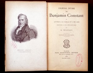 Benjamin Finstntin päiväkirja. 1895 painos. tekijältä French School