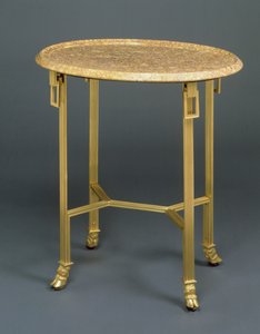 Hakemisto Gueridon, n. 1799 (ormolu ja marmori) tekijältä French School