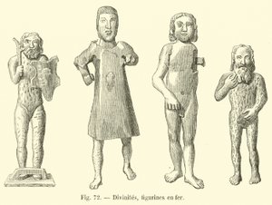 Jumaluuksia, rautahahmoja tekijältä French School