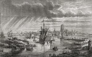 Dunkerque, Ranska, 1700-luvulla, Hildibrandin kaivertamasta Louis Blancin (1811-82) Histoire de la Revolution Francaisesta, 1847-62 tekijältä French School