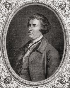 Edmund Burke Louis Blancin (1811-82) "Histoire de la Revolution Francaisesta" tekijältä French School
