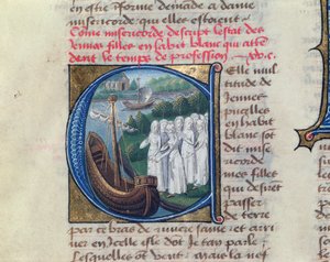Hotel Dieu de Parisin hyväntekeväisyyssisarten alukselle, Jean Henryn Le Livre de Vie Active de lHotel Dieusta, n. 1482 tekijältä French School