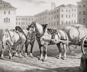 Englannin maatilan hevoset, 1823 tekijältä French School