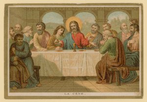 Episodi Jeesuksen Kristuksen elämässä (chromolitho) tekijältä French School