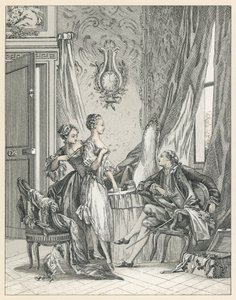 Eurooppa XVIII vuosisadan puku tekijältä French School