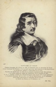 Eustache Le Sueur, ranskalainen taidemaalari (litografia) tekijältä French School