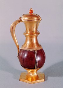 Ewer Maubuissonin luostarista (kookos- ja hopeakullattu) tekijältä French School