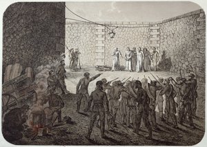 Panttivankien teloitus kommuunin aikana, 1871 tekijältä French School