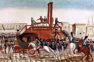 Ranskan Ludvig XVI:n teloitus 21. tammikuuta tekijältä French School