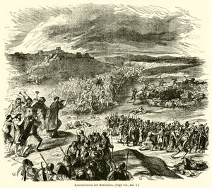 Extermination des Madianites (kaiverrus) tekijältä French School