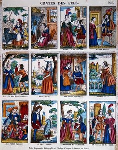 Fairy Stories, n.1840 (värilitho) tekijältä French School