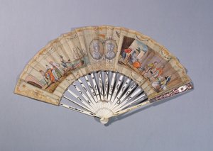 Tuuletin kuvilla Cagliostron kreivitär, n. 1786 (guassi paperille ja norsunluulle) tekijältä French School