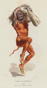 Farce Du Munyer (värillinen kaiverrus) tekijältä French School