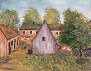 Maatila ja maatila Ranskassa, 1800-luvun loppu (wc paperilla0