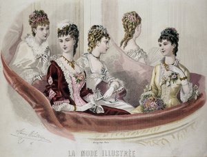 Fashion Women - in "" Fashion Illustrated"", sd. 1800-luvun 2. puolisko. tekijältä French School