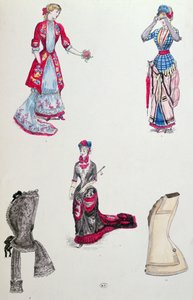 Muoti vuonna 1880 tekijältä French School