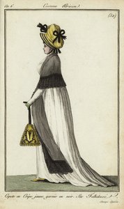 Muodikas nainen Champs-Elysées