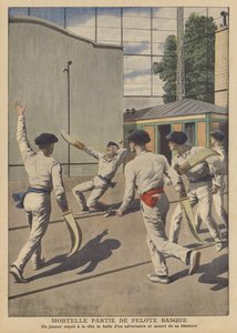 Kuolettava onnettomuus Baskimaan pelota (värilitho) -pelin aikana tekijältä French School