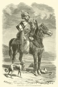 Kurdish Falconer (kaiverrus) tekijältä French School