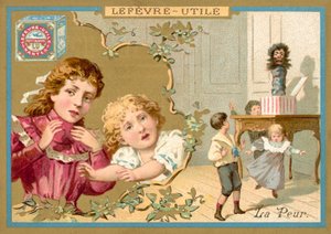pelko (chromolitho) tekijältä French School