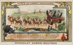 Carrin festivaali, Vaucluse, Ranska (chromolitho) tekijältä French School