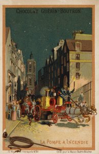 Paloauto (chromolitho) tekijältä French School