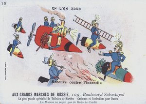 Palontorjunta vuonna 2000 (väri litho) tekijältä French School