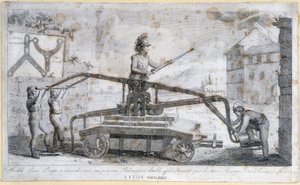 Palopumppu Lyonissa vuonna 1808 tekijältä French School