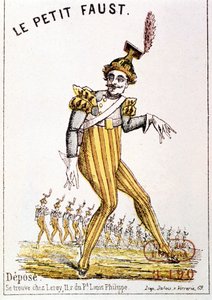 Florimond Roger dit Hervé (1825 - 1892): "Pikku Faust", ohjelman kansi. Pariisi, Oopperan kirjasto. tekijältä French School