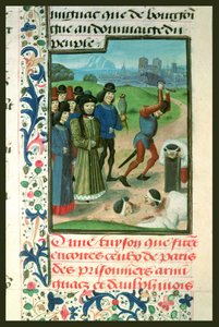Fr 2680 f.268 Vankien teloitus, 1418 tekijältä French School