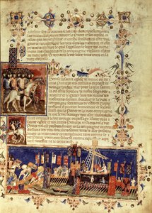 Fr 4274 fol.6 Lähtö ristiretkille, 1352 tekijältä French School