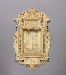 Kehystetty Relief Diana the Huntress, noin 1850 tekijältä French School