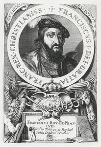 Francis I Ranskalainen (kaiverrus) tekijältä French School
