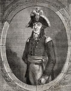 Francois Hanriot Louis Blancin (1811-82) "Histoire de la Revolution Francaisesta" tekijältä French School