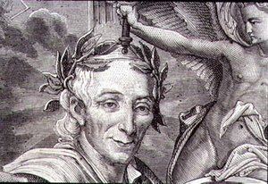 Francois Marie Arouet de Voltaire (1694-1778) (kaiverrus) tekijältä French School