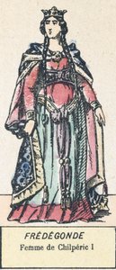 Fredegonde, Femme de Chilperic I (värikaiverrus) tekijältä French School