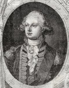Frederick Augustus, Yorkin ja Albanyn herttua, Louis Blancin teoksesta "Histoire de la Revolution Francaise" (1811-82) tekijältä French School