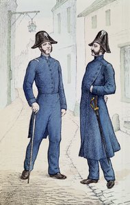 Ranskalaiset poliisit n. 1829-30 tekijältä French School