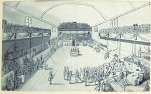 Ranskan vallankumous: perustuslain synty syyskuussa 1791, jonka Guy Jean-Baptiste Target (1733-1807) käsitteli Versailles