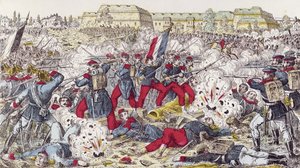 Preussin armeijan piirittämät ranskalaiset joukot Sedanin taistelussa 31. elokuuta 1870 tekijältä French School