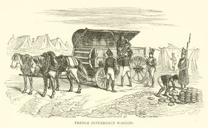 Ranskalainen intendance waggon (kaiverrus) tekijältä French School