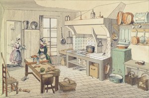 Ranskalainen keittiö 1800-luvun puolivälissä tekijältä French School