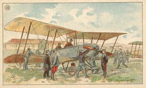 Ranskan armeijan kaksitaso (chromolitho) tekijältä French School